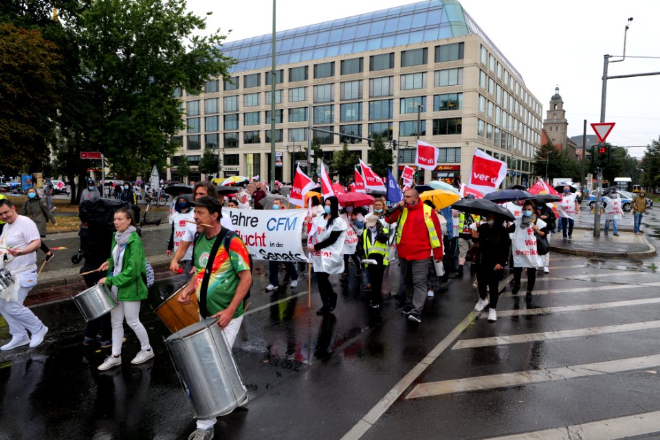 CFM strike demonstration Berlin 2020-08-26 17