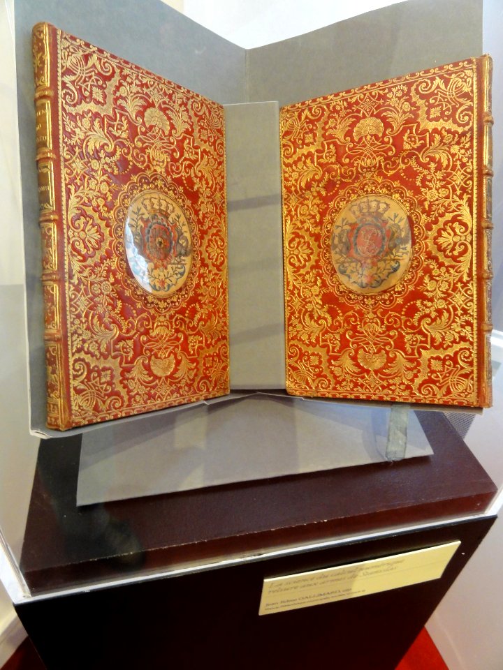 Château de Lunéville, Musée du château, reliure livres