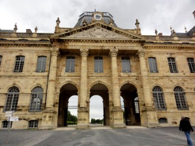 Château de Lunéville, aile centrale vue de la cour