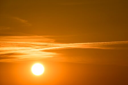 Abendstimmung evening sky afterglow