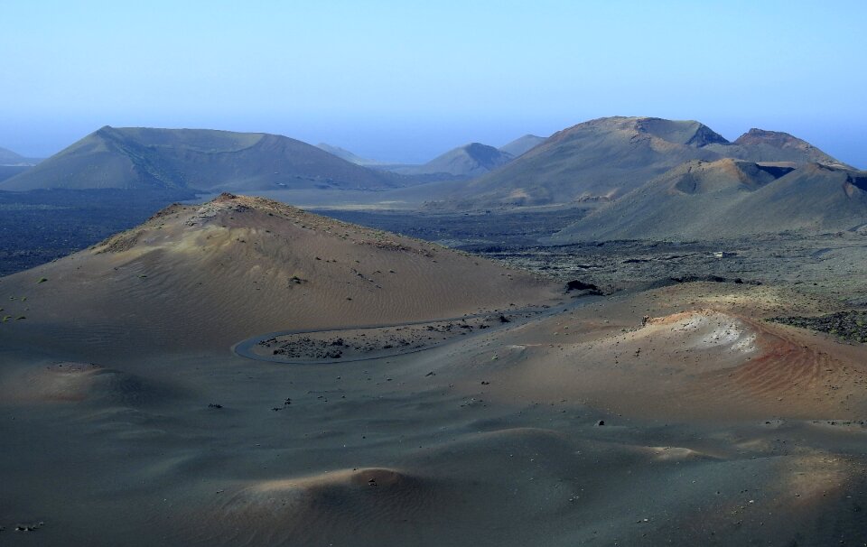 Lava field canary islands volcanic photo