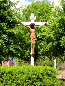 Cessières (Aisne) croix de chemin ouest