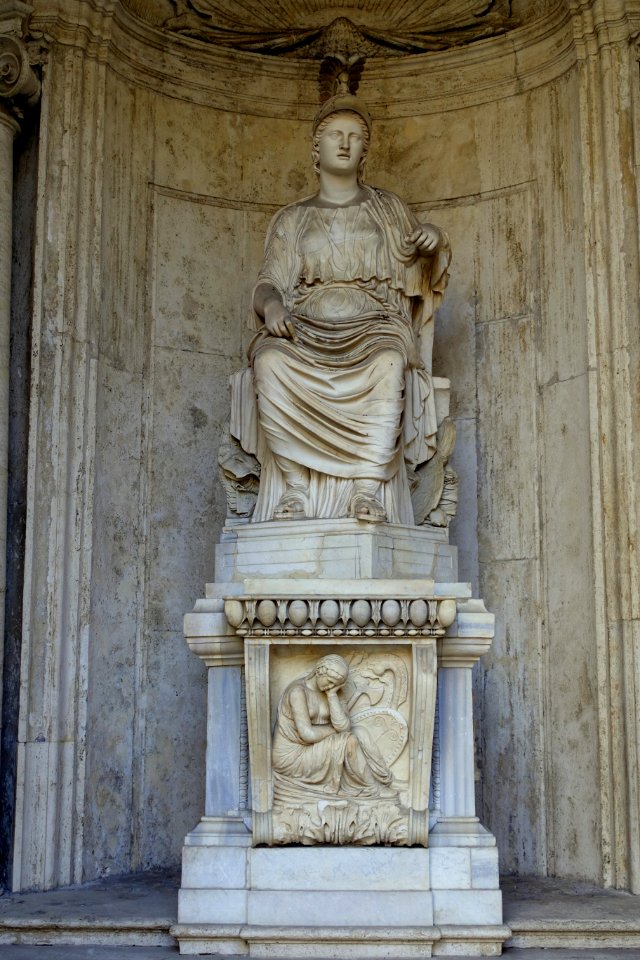 Cesi Roma, S 775, Roman, reign of Hadrian, 117-138 AD, marble, after a Greek work of the 5th century BC - Musei Capitolini - Rome, Italy - DSC06249