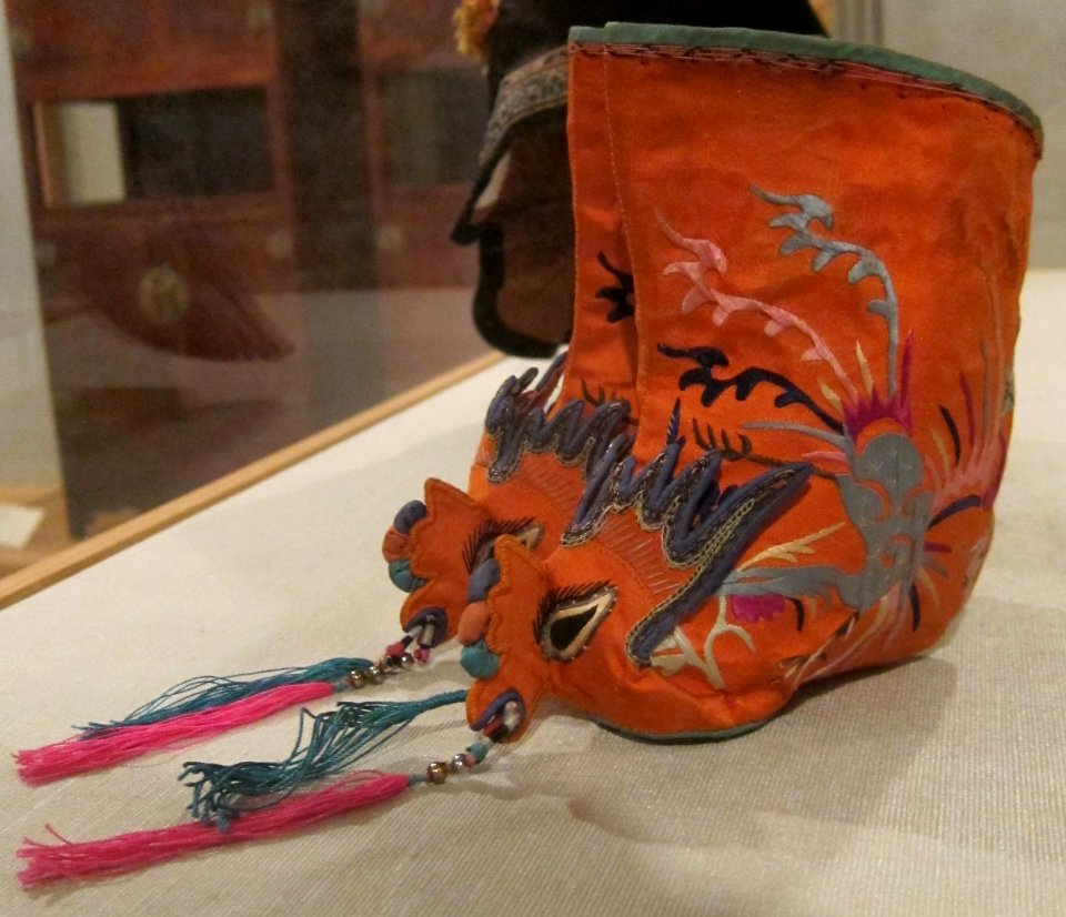 Ceremonial booties from China, early 20th century, Honolulu Museum of Art