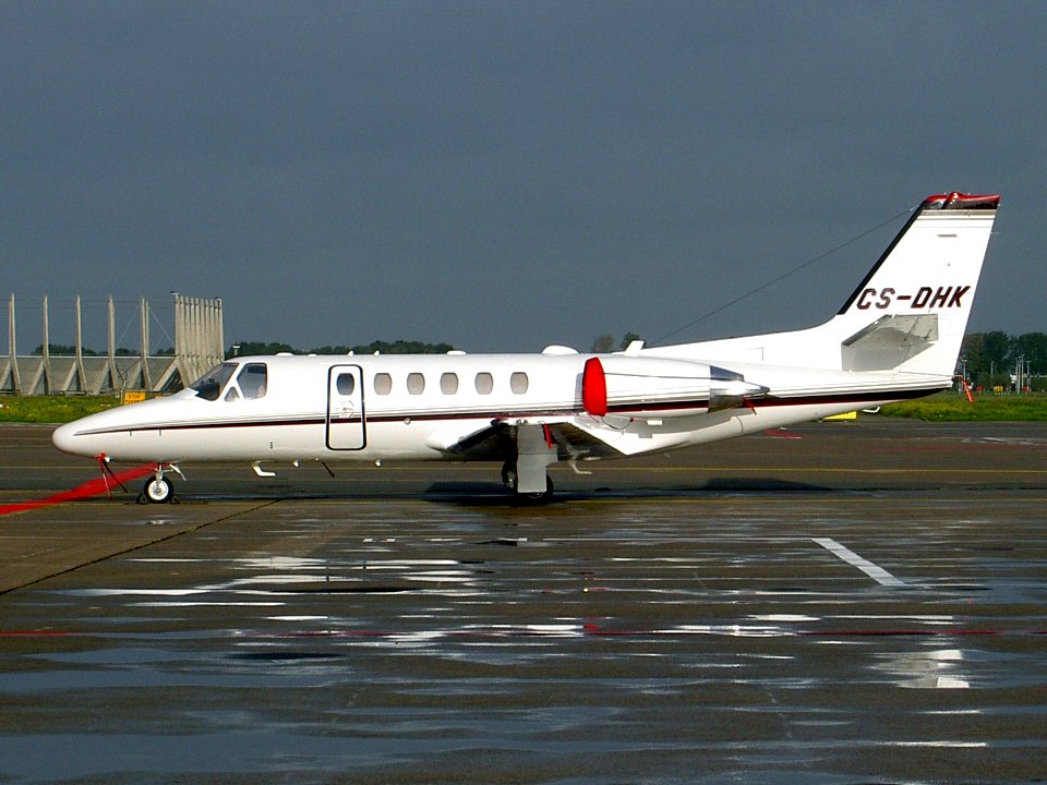 Cessna 550B Citation Bravo CS-DHK at Bruxelles airport