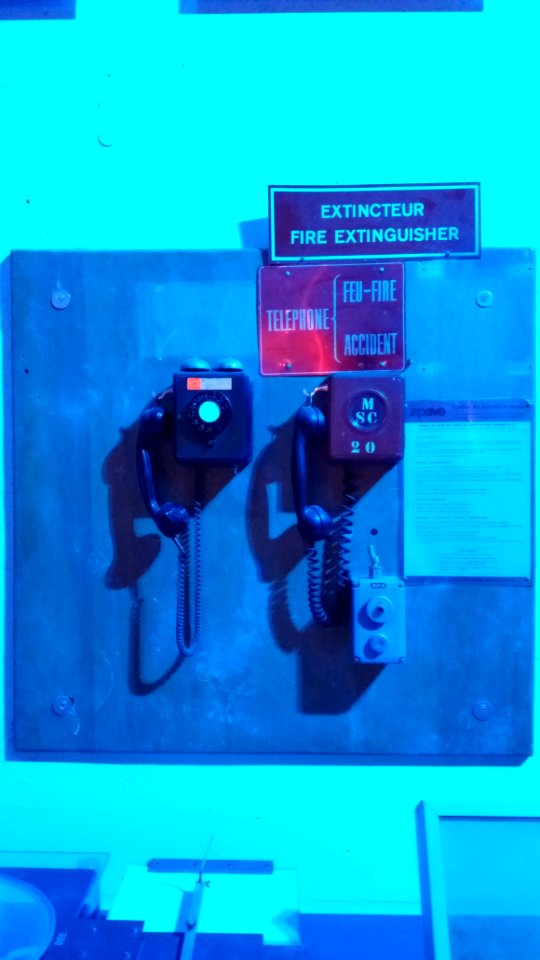 CERN Synchrocyclotron - room phone