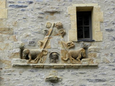 Châteaugiron (35) Vieille maison rue d'Yaigne Détail