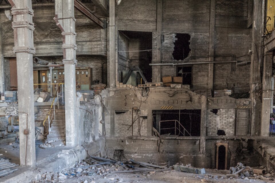 Ruin building abandoned photo