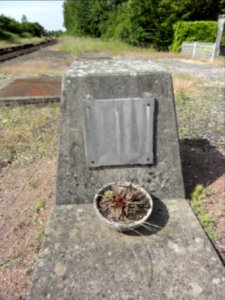 Chérisay (Sarthe) lieu-dit La Gare, mémorial de 1939-45
