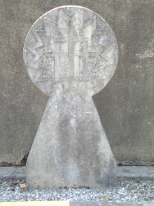 Chéraute (Pyr-Atl, Fr) nouveau cimetière, stèle, 3