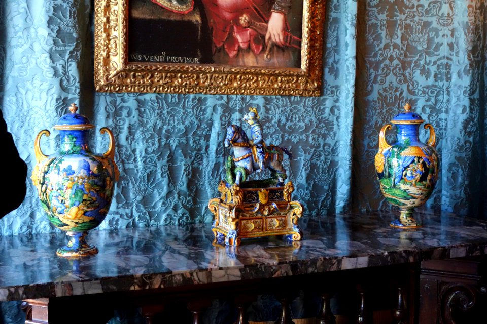 Ceramics in Doge's Suite - Hearst Castle - DSC06747
