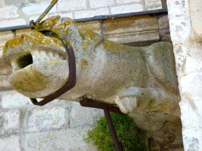 Château-Porcien (Ardennes) église Saint-Thibault, gargouille A