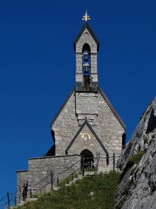 Mountain religious chapel photo