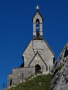 Mountain religious chapel