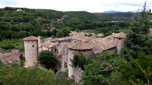 Château de Vogüé vu de dessus 4