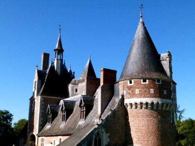 Château du Moulin - les toits