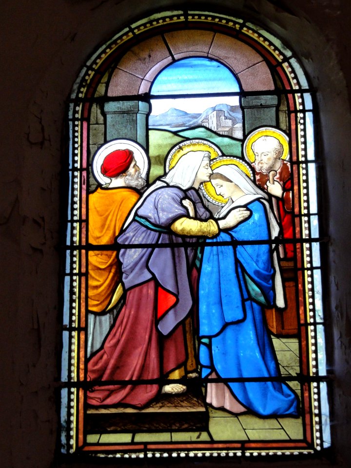 Châtillon-lès-Sons (Aisne) église, vitrail 05