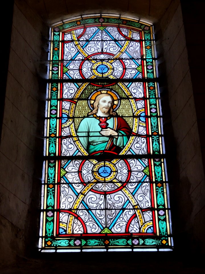 Châtillon-lès-Sons (Aisne) église, vitrail 03