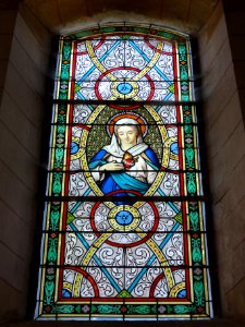 Châtillon-lès-Sons (Aisne) église, vitrail 02