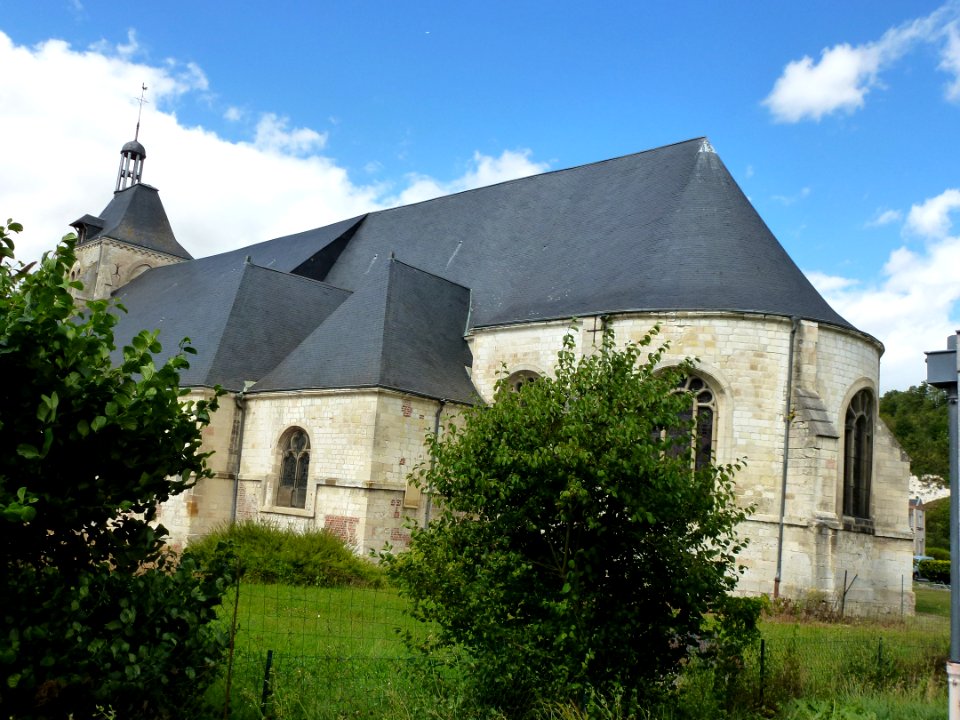 Château-Porcien (Ardennes) église Saint-Thibault, chevet