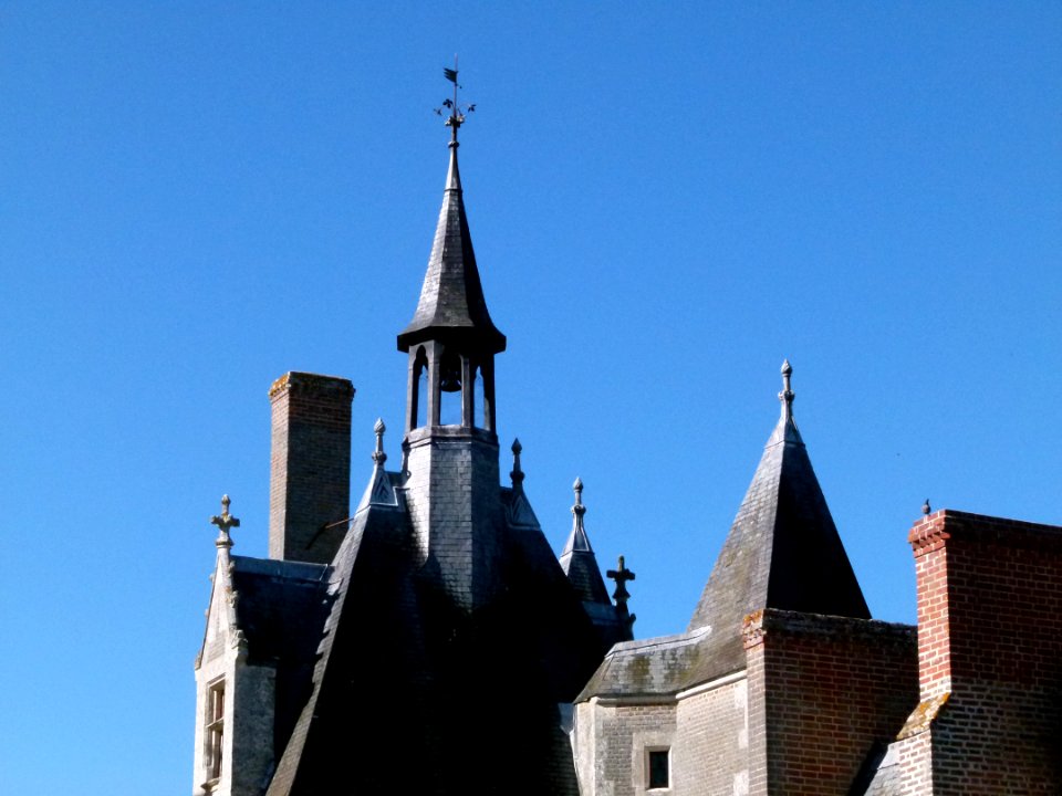 Château du Moulin - les toits 2