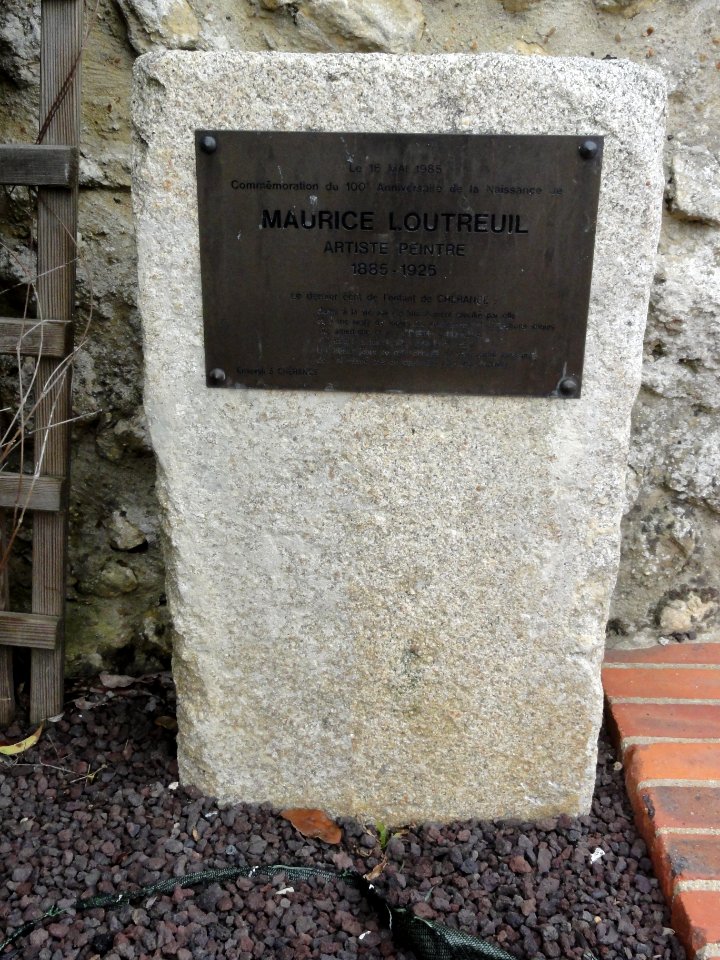 Chérancé (Sarthe) mémorial Maurice Lutreuil, artiste peintre