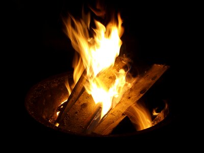 Burns bonfire fire photo