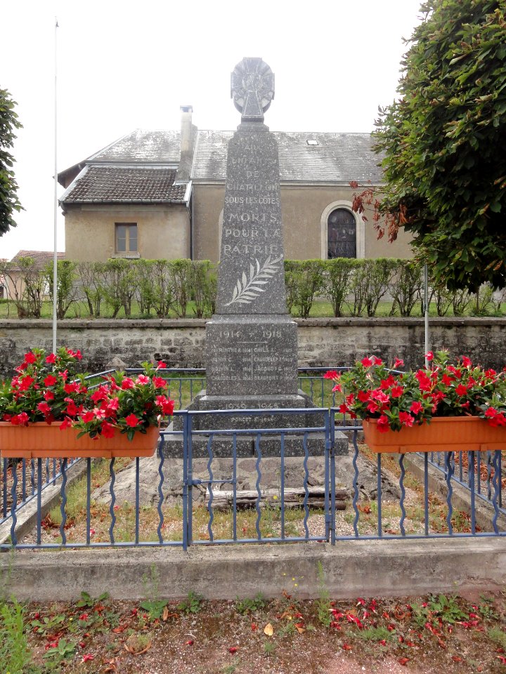 Châtillon-sous-les-Côtes (Meuse) monument aux morts