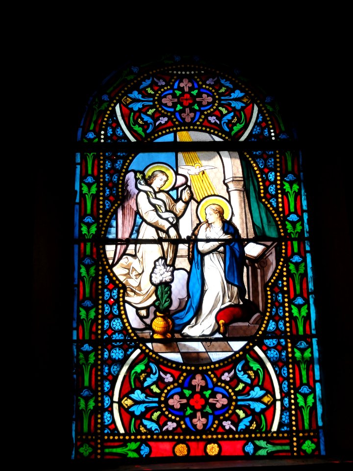 Châtillon-lès-Sons (Aisne) église, vitrail 04
