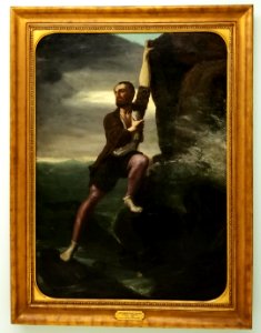 Camões saving the Lusiads (1867) by Francisco José Resende