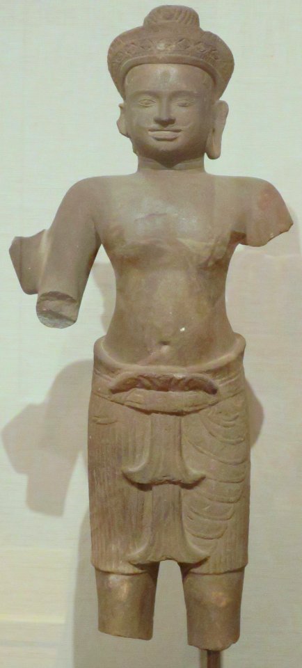 Cambodian Lokeshvara, Angkor kingdom, Pre Rup style, 10th century, sandstone, HAA