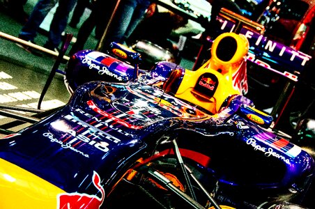 Car show red bull formula 1