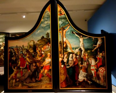 Calvary by the Master of Sint-Nicolaastriptiek, first half of the 16th century - Museum M - Leuven, Belgium - DSC05212