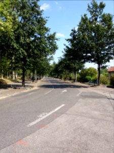 Caluire-et-Cuire - Allée du Parc de la Jeunesse, depuis la rue Docteur Laënnec