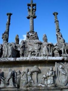 Calvaire de Tronoën, détail crucifixion