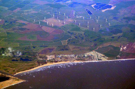 Camber, East Sussex, and Little Cheyne Court Wind Farm