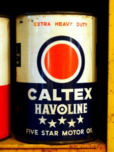 Caltex Havoline can