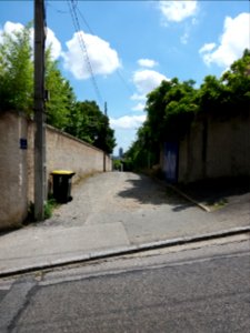 Caluire-et-Cuire - Allée du Petit Versailles, partie est, depuis la montée du Petit Versailles