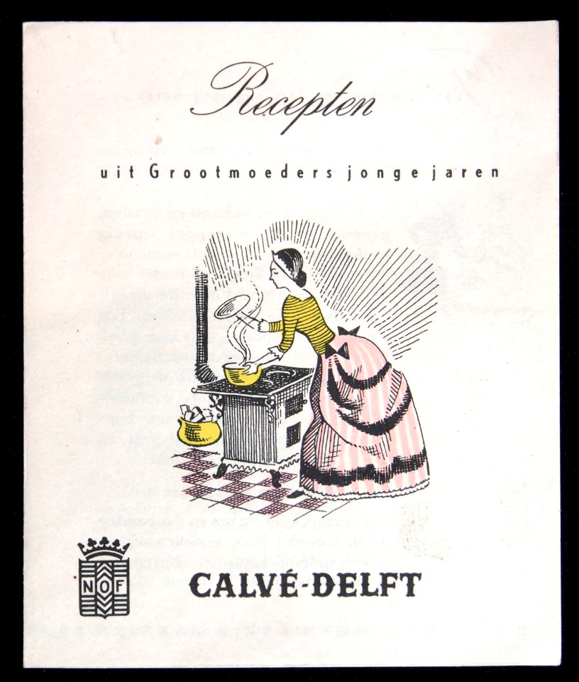 Calvé-Delft Recepten uit Grootmoeders jonge jaren, foto 1