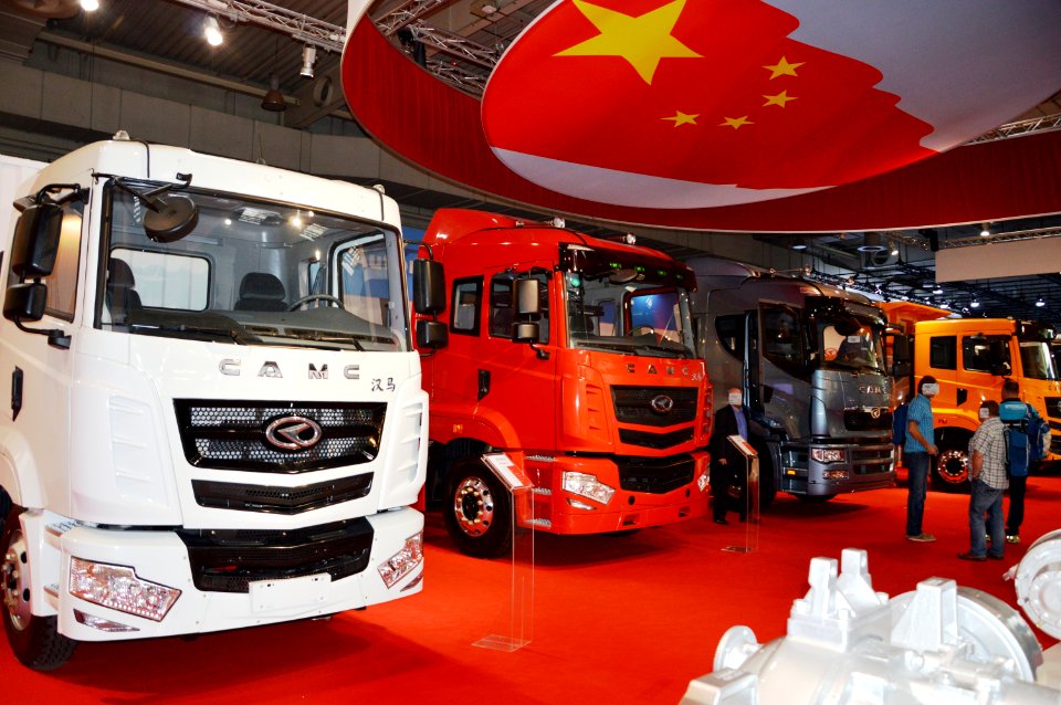 CAMC trucks at IAA 2014. Free image Spielvogel
