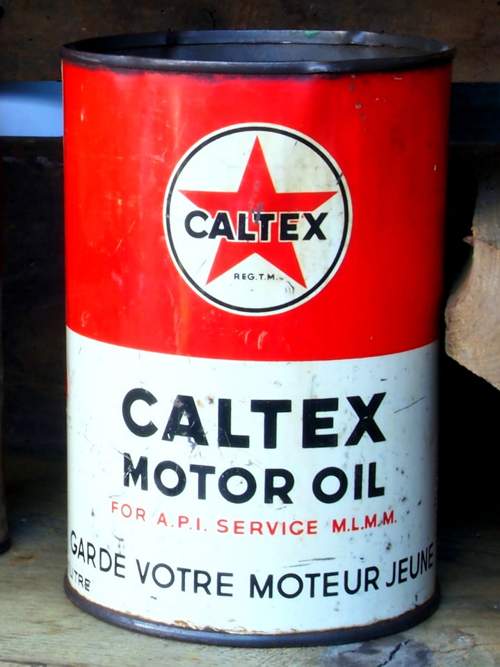 Caltex Motor Oil, Garde Votre Moteur Jeune