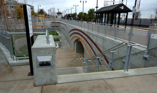 CalTrain Station Santa Clara California