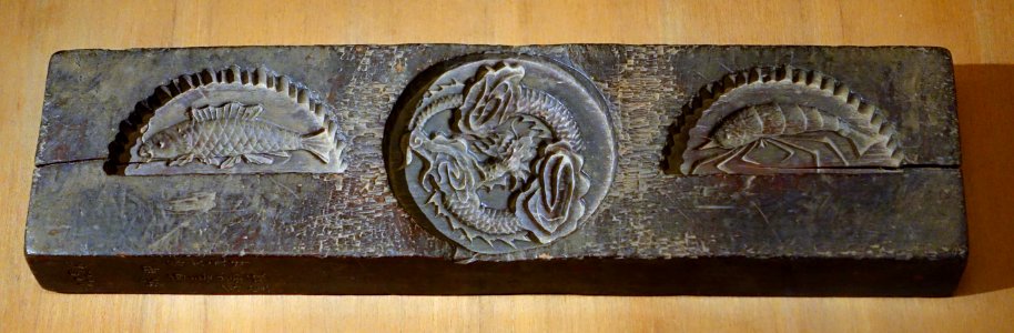 Cake mould, Tay - Vietnam Museum of Ethnology - Hanoi, Vietnam - DSC02819