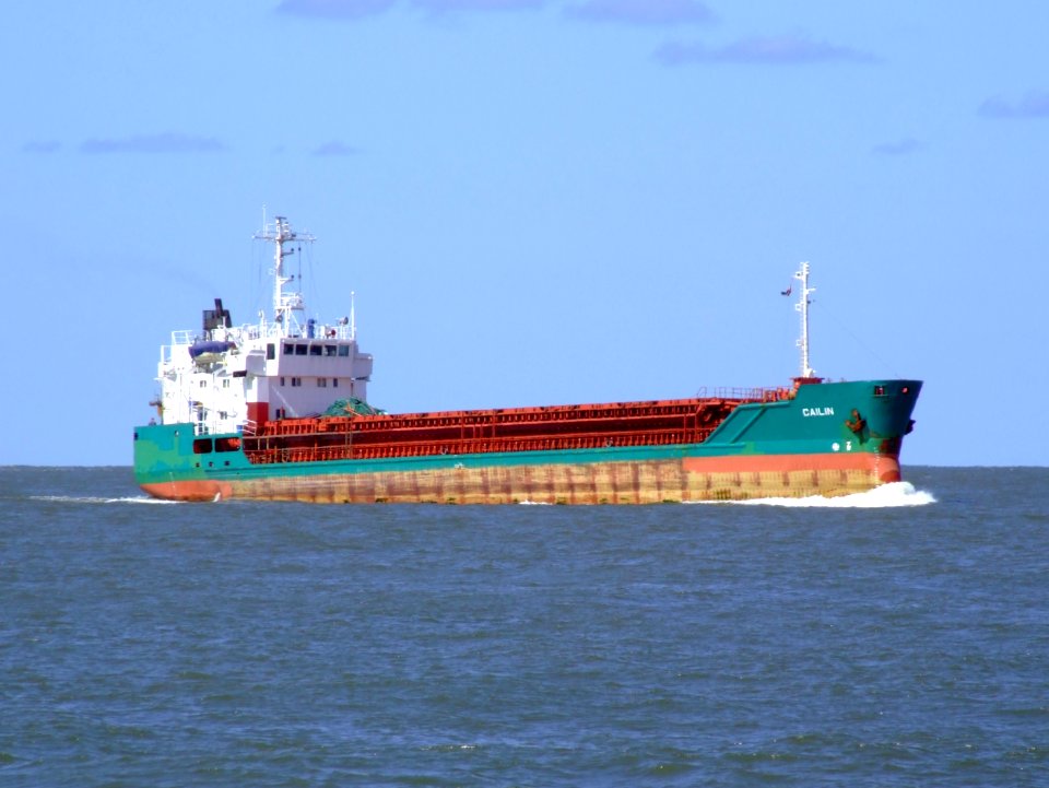 Cailin 01 approaching Port of Rotterdam