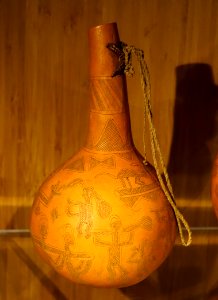 Calabash, unidentified - Etnografiska museet - Stockholm, Sweden - DSC00971