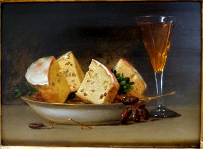 Cakes and Wine, by Raphaelle Peale, 1813, oil on panel - Fogg Art Museum, Harvard University - DSC01406