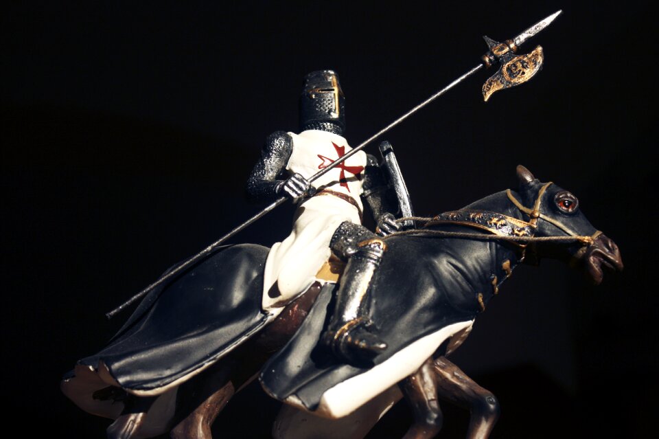 Warrior rider the figurine
