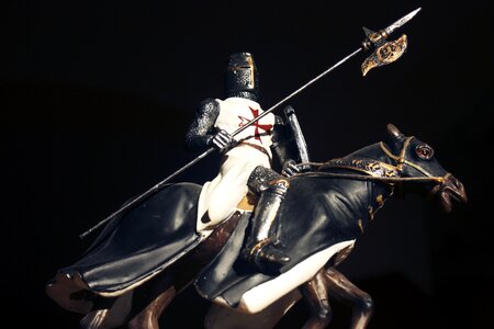 Warrior rider the figurine