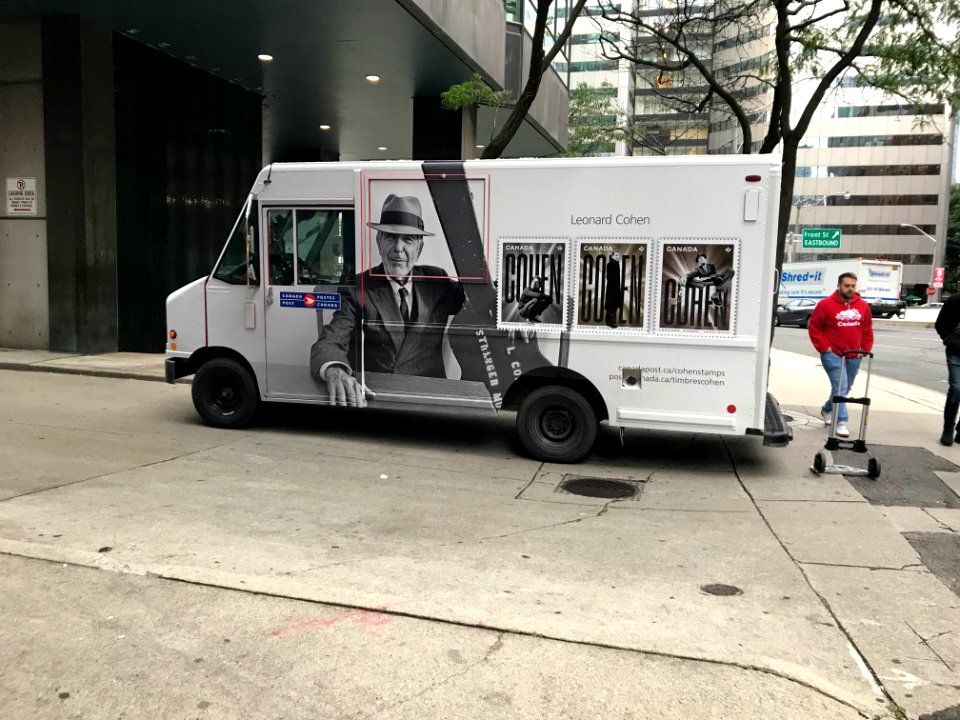 Canada Post Van 5469NH Leonard Cohen Vehicle 53889. 01