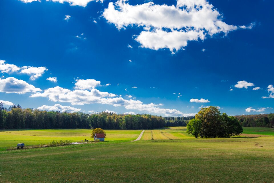 Nature clouds contrast
